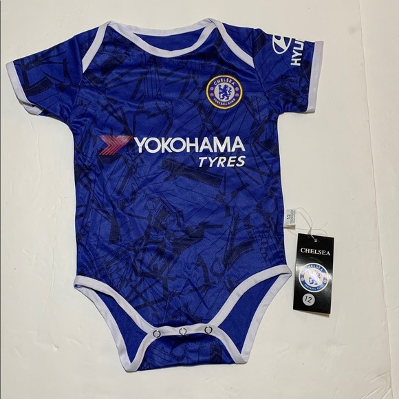 Pulisic Chelsea Football Club Soccer Jersey Baby Bodysuit 9-12 Mos NWT - Picture 7 of 7
